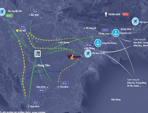 Vị trí kết nối vùng các nhà xưởng Hưng Yên